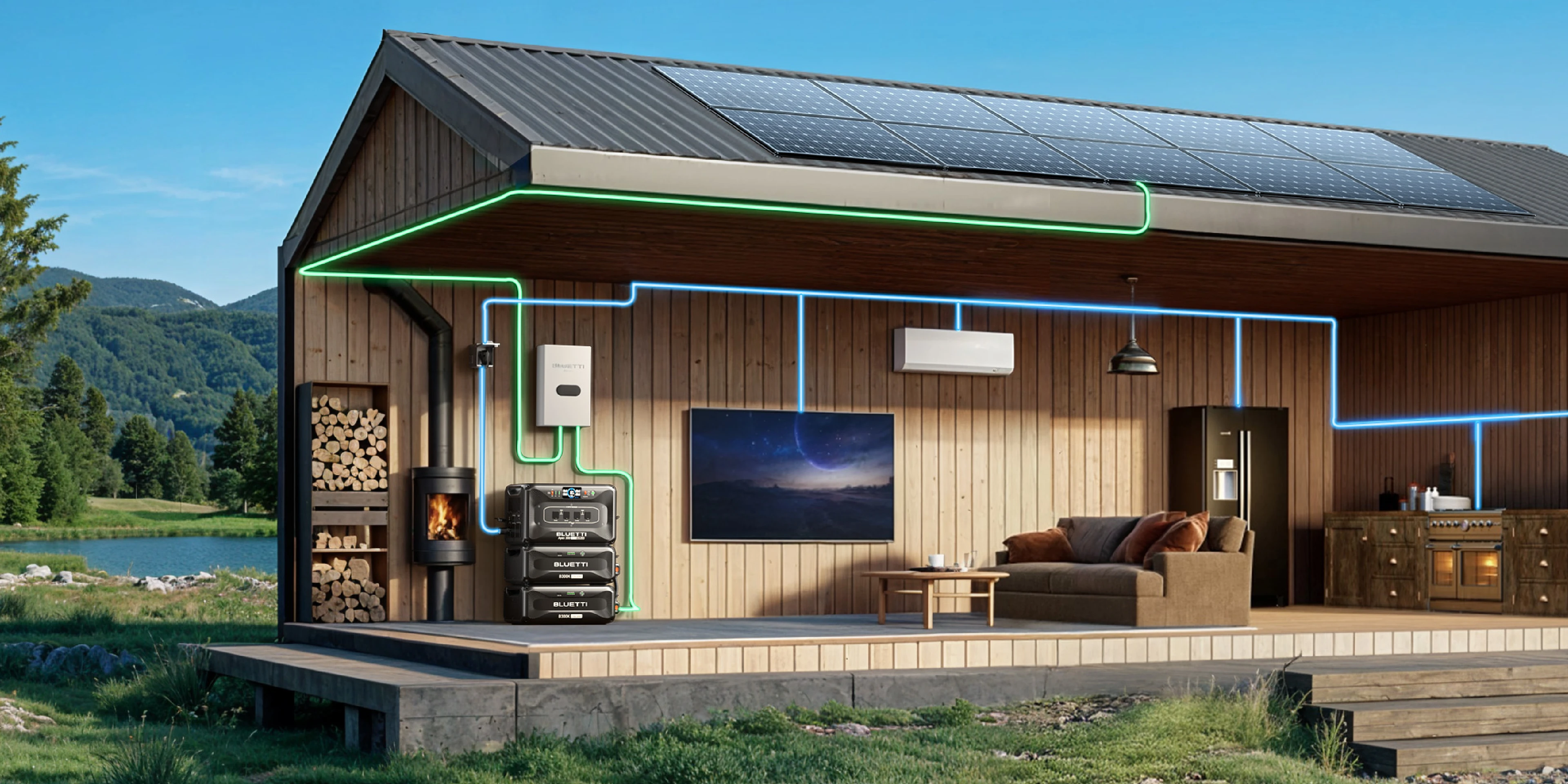 BLUETTI Apex 300 2764Wh 3840W Portable Power Station Expandable